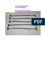 Package Including: 5pcs "FIX D6 30-30 LVDS Cable"