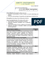 Biostatistics and Research Methodology