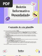 Boletín Informativo Desenfadado by Slidesgo