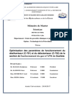 Optimisation Des Paramètres Du Déethaniseur c701 Et Du Débutaniseur c702