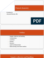 Clinical Chemistry: Presented by Alyazeed Hussein, BSC