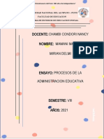 Ensayo Proceso Administrativo