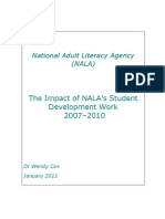 The Impact of NALA's Student Development Work 2007-2010