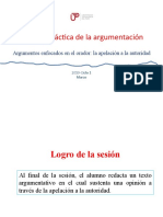 Argumentos Enfocados en El Orador, Apelación A La Autoridad