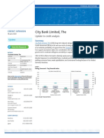 City Bank Limited, The: Update To Credit Analysis