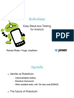 Robotium: Easy Black-Box Testing For Android