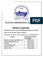 Project Report: Plan of A Residential Apartment