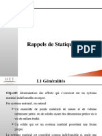 Rappels de Statique