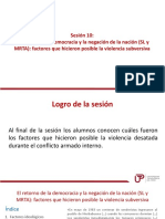 Sesion 10 El Retorno A La Democracia y La Negacion de La Nacion-Inclusion de Diapositivas PPTX