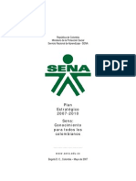 Plan Estrategico Del Sena 2007 2010