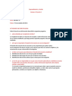 Emprendimiento y Gestión Semana 1, 2, 3 Proyecto 2