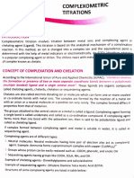 Complexometric Titration