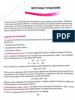 Acid Base Titration