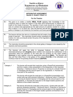 Kagawaran NG Edukasyon: Integrative Assessment Quarter 2-Grade 6: Week 1-2 For The Teacher G