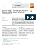 Energy-System Modelling of The EU Strategy Towards Climate-Neutrality