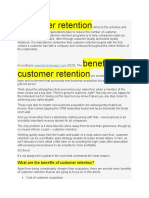 Customer Retention