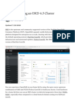 Guide: Installing An OKD 4.5 Cluster: Craig Robinson