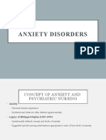 Anxiety Disorders