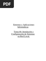 Instalación y Configuración de Sistemas en Red Local