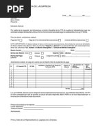 Carta Modelo para Pagos de Cts o Informar La Ultima Remuneracion x4