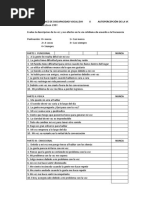 Formatos de Evaluacion Area de Habla - Autopercepcion de La Voz