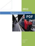 Prix Des Materiaux Rendus Chantier