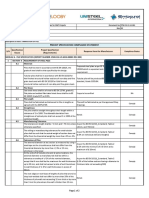 Project Specification Compliance Statement