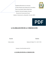 La Globalización en La Comunicación