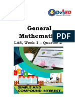 General Mathematics: LAS, Week 1 - Quarter 2