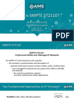 What Is SMPTE ST2110?: Andreas Hildebrand RAVENNA Evangelist