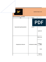 Matriz de Roles y Responsabilidades Calidad