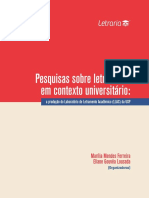 Pesquisas Sobre Letramento em Contexto Universitário A Produção Do Laboratório de Letramento Acadêmico (LLAC) Da USP