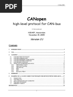 Canopen: High-Level Protocol For Can-Bus