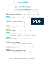 Tests De: Logique