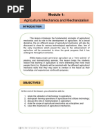 Module 1 Agricultural Mechanics and Mechanization