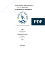 Planeamiento y Urbanismo INFORME SEMANA 1