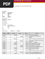 Account Statement For Account:0114002101107545: Branch Details