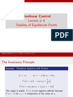 Nonlinear Control Lecture # 6 Stability of Equilibrium Points