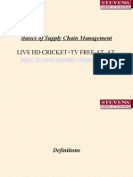 Basics of Supply Chain Management: Live HD Cricket+Tv Free at at