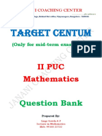 II PUC - Mathematics - QB (Mid-Term)