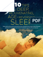 0 Tips For Deep, Rejuvenating, Age-Reversing Sleep