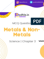 Chapter-3 Metals and Non-Metals MCQs