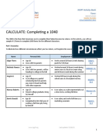 Completing A 1040-1