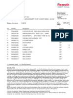 Spare Parts List: Part No.: R902471701 Designation: AL A10CNO 85 DFR1/53R-VWC07H505G - S2166 Status of Version: 11/2014