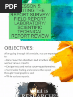 Writing The Report Survey 123