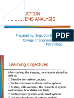 Lesson 1 - INTRODUCTION TO SYSTEMS ANALYSIS AND DESIGN