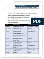 120 Days Plan Upsc Law Optional