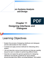 Designing Interfaces and Dialogues: Modern Systems Analysis and Design