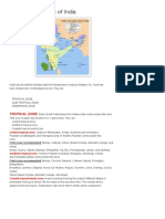 Horticultural Zones of India