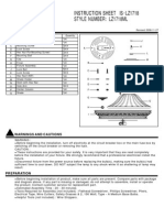 Instruction Sheet Is Lz1718 - Style Number Lz1718Ml:: Package Contents